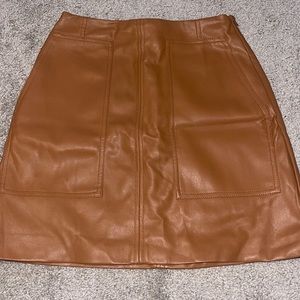 H&M Leather Skirt